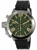 U-BOAT Classico 45 TUNGSTENO CAS GREEN REF. 9581 - automatic chronograph SW500 caliber